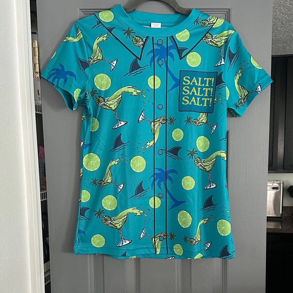 Margaritaville Run - Teal Salt and Lime Shirt